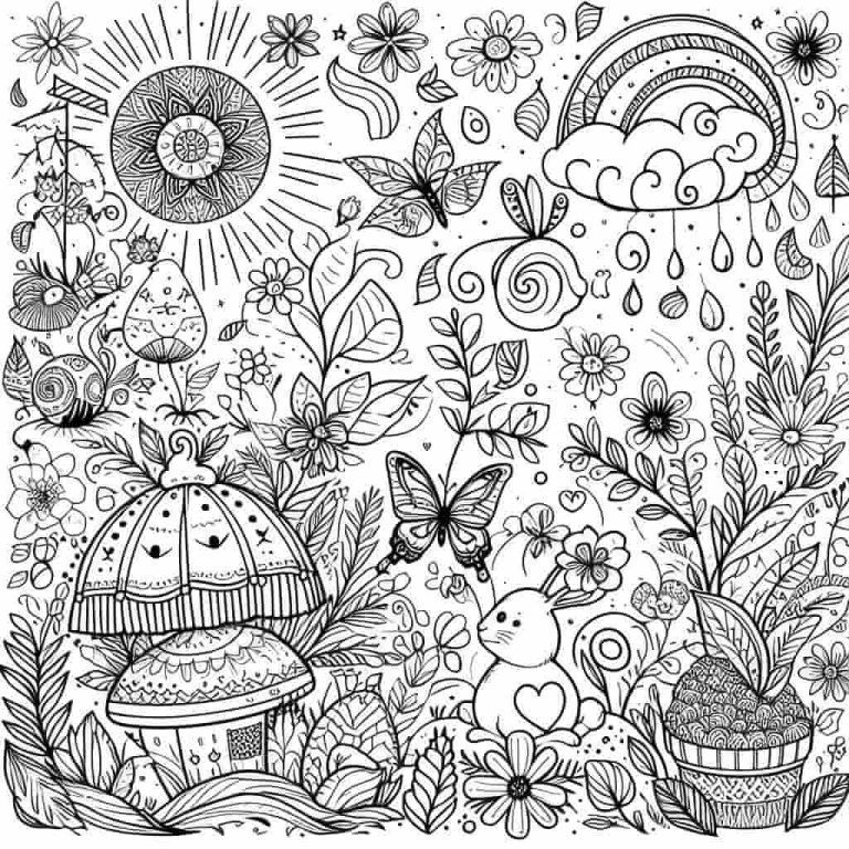 Explore Fun and Creative Spring Coloring Sheets for All Ages