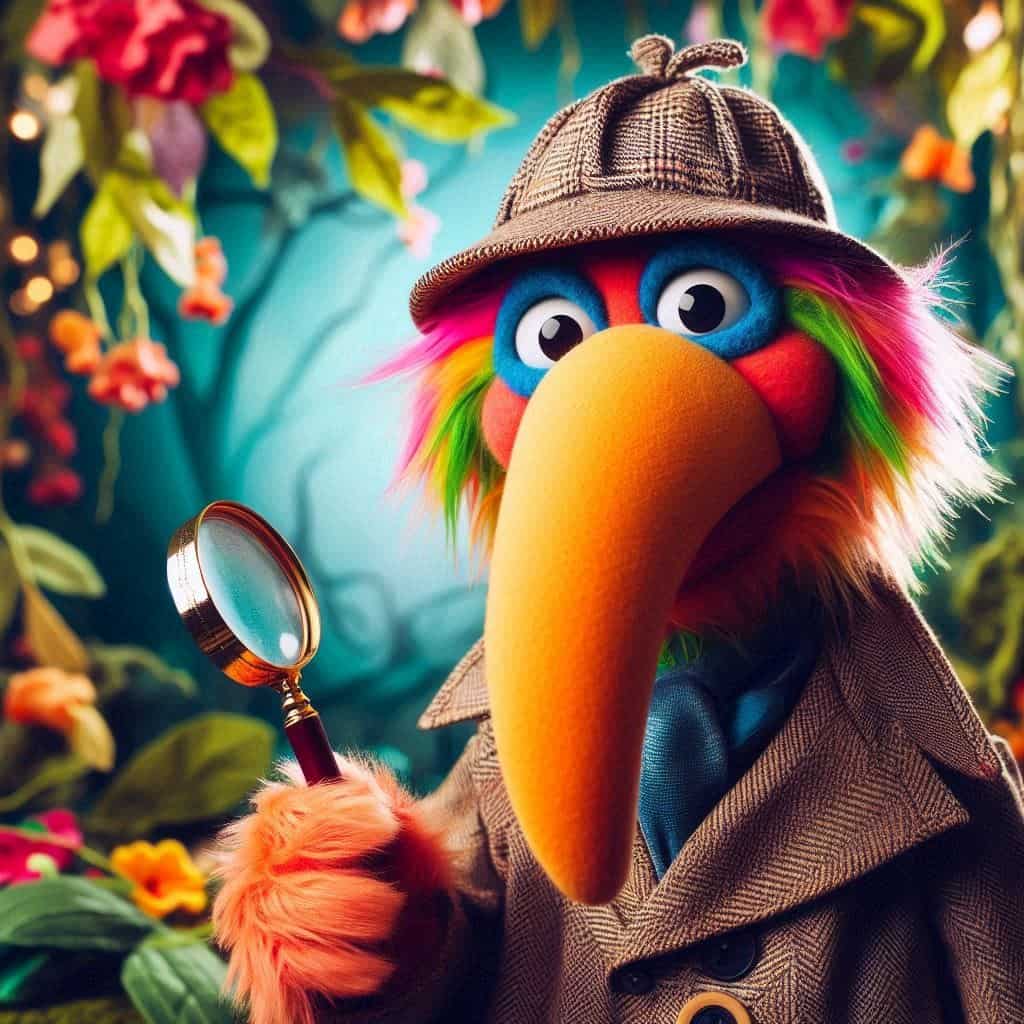 Character Design and Features-Muppet with a Long Hooked Beak