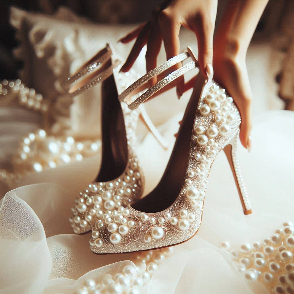 pearl heels